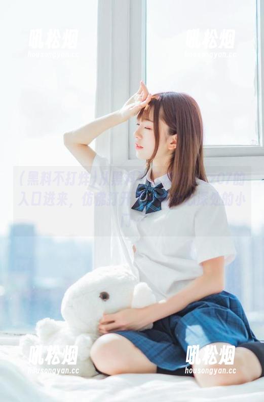 从黑料不打烊tttzzz07的入口进来，仿佛打开了一扇内心深处的小门…